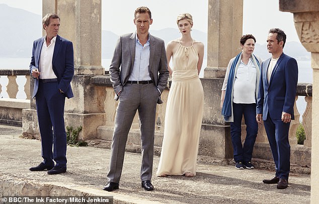 Screenwriter David Farr said: ‘It was actually very tricky with Hugh because he’d tried to option the book when he was much younger because he’d loved it and he really wanted to play Pine'