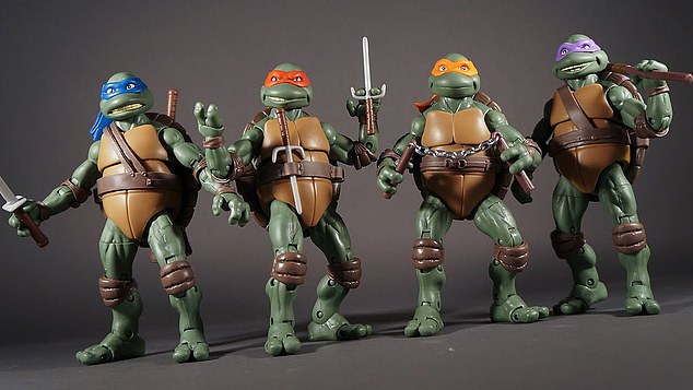 1990: Teenage Mutant Hero Turtles Action Figures. The action figure toys were based on the franchise of the same name. The film was very popular amongst children at that time. Cost then: £3.99. Cost now: £9.96