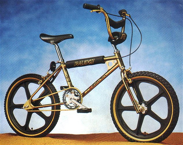 1982: BMX bikes are specially designed for off-road adventurers. Price then: £45. Price now: £161.98