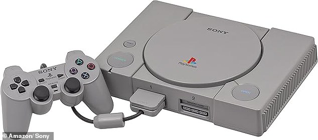 1995: The original Sony PlayStation launched in the UK in September 1995 - in time for Christmas