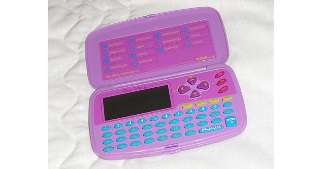 1994 Dear Diary. Dear Diary was a bright pink mini electronic diary for young children to use on a daily basis. Cost then: £23.99. Cost now: £51.10