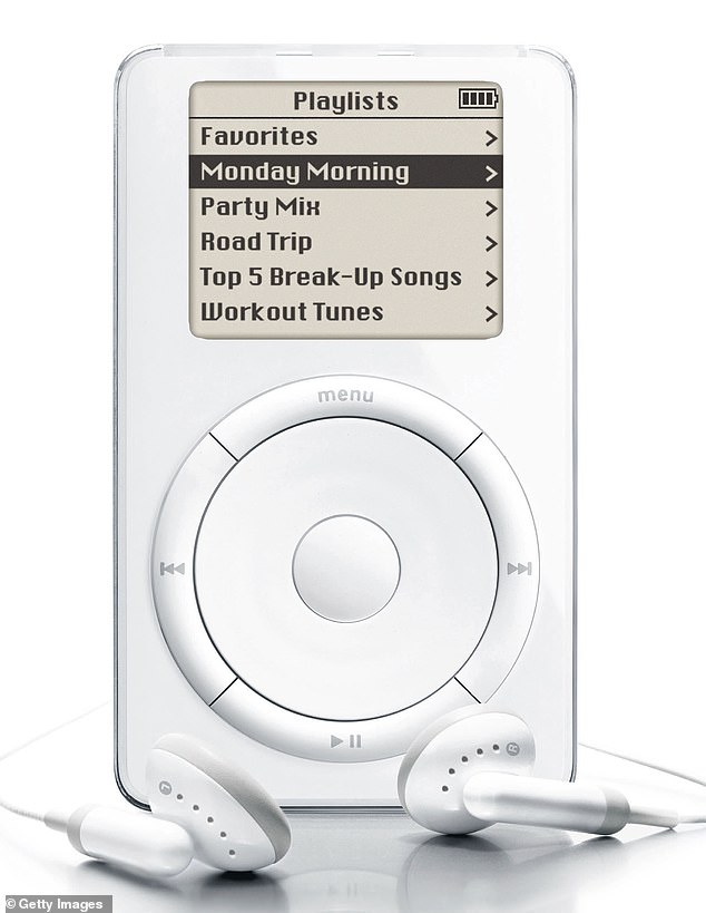 2000s: Apple unveiled the portable music player, the iPod MP3 music player, just before Christmas in 2001