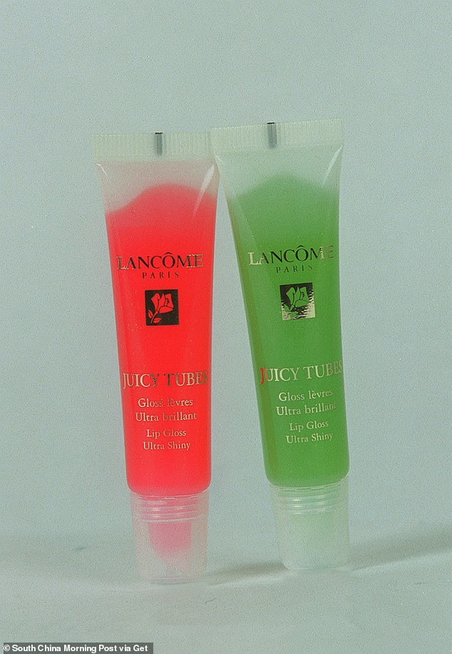2000: Lancome's Juicy Tubes were all the rage in the 2000s - and came in a variety of bright colours