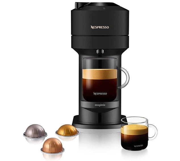 2020: Nespresso's Vertuo machine became a popular Christmas present for coffee lovers across the UK