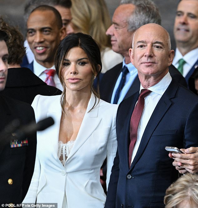 Lauren Sanchez has been slammed for her choice of outfit at Donald Trump's inauguration