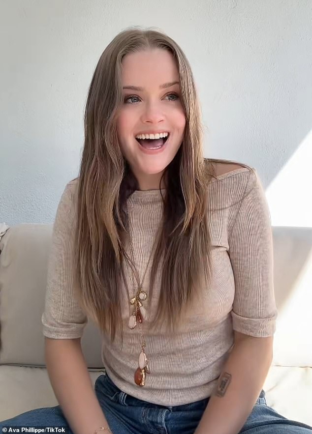 The 26-year-old nepo baby - who's named after Ava Gardner - resembled the 49-year-old Oscar winner even more after bleaching her brown hair back to blonde last September (pictured September 4)