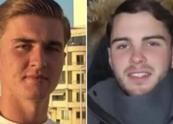 Two teenagers killed after Tesla crashed into tree are pictured