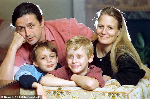 Macaulay was born to Christopher Cornelius 'Kit' Culkin, a former child star himself, and Patricia Brentrup, a traffic controller. He's seen in 1990 with his parents and brother Kieran
