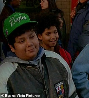 The former child star shot to fame in 1992 playing Greg Goldberg in The Mighty Ducks (pictured)