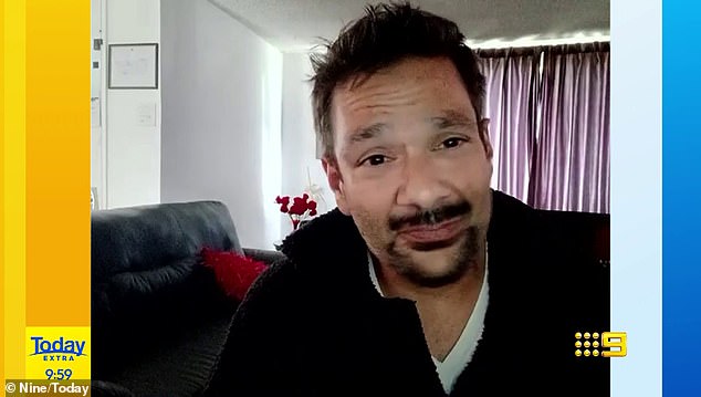 Appearing on Today Extra, the actor said he was grateful to have his life back, and thanked his former castmates for helping him through dark times