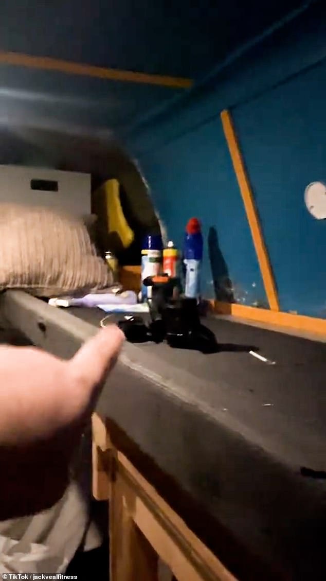 He said: 'I've been sleeping in the streets. I am currently sleeping in a trailer that has smashed-in windows'