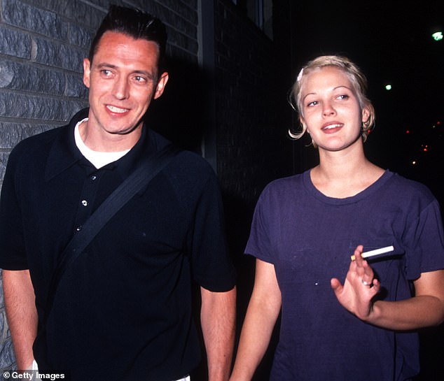 After surviving addiction, Drew (seen in 1994) got married to Jeremy Thomas in 1994 at the young age of 19