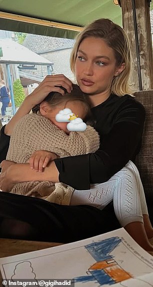 Gigi shares daughter Khai Malik, four, with ex Zayn Malik, 32
