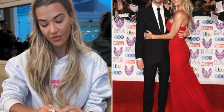 Christine McGuinness takes subtle swipe at ex Paddy with post about taking off her wedding ring