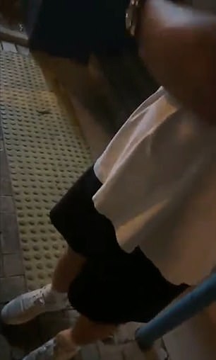 In the video, Duckett is seen alone and seems to be lost