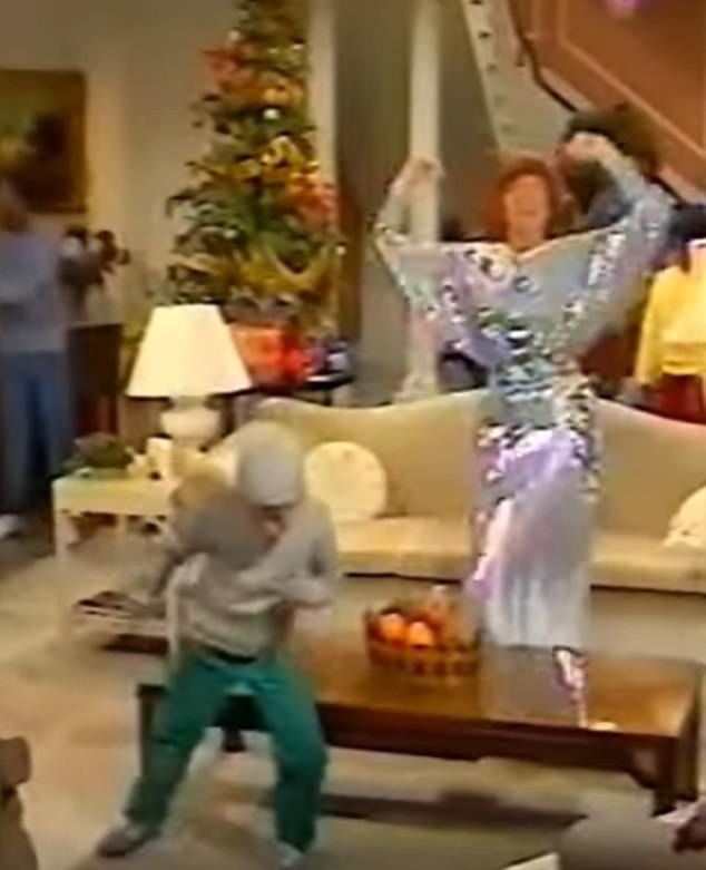 The green-trousered boy's identity remains a mystery 40 years on...but those watching the clip in 2025 loved his unique dancing style