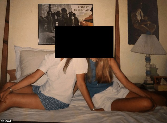 Each person's identity is obscured by a black rectangle over their face