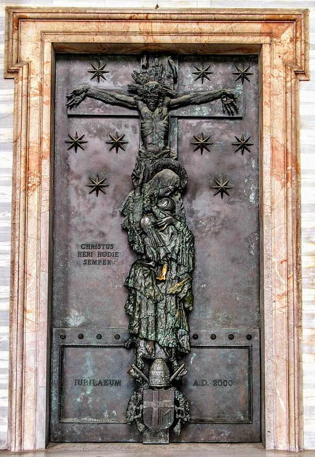 The first Holy Door was opened in 1425, the archbasilica of St. John Lateran. This is the oldest church in Rome being built in 324 AD.