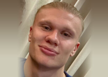 Erling Haaland hangs out with Man Utd legend and picks his brains ahead of Man City's clash with Nottingham Forest