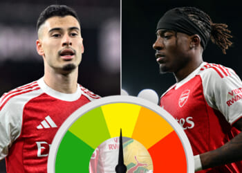 Martinelli is electric and Norgaard in one of best displays but Madueke struggles vs Palace