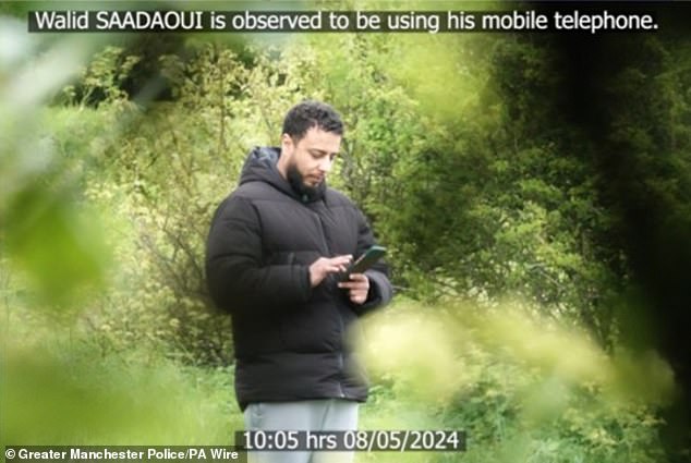Walid Saadaoui is pictured in Dover on May 8 - the same day he was arrested