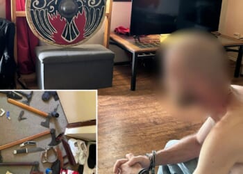 Brit to be deported from Australia for 'wanting violence against Jews' as cops find cache of weapons & Nazi symbols