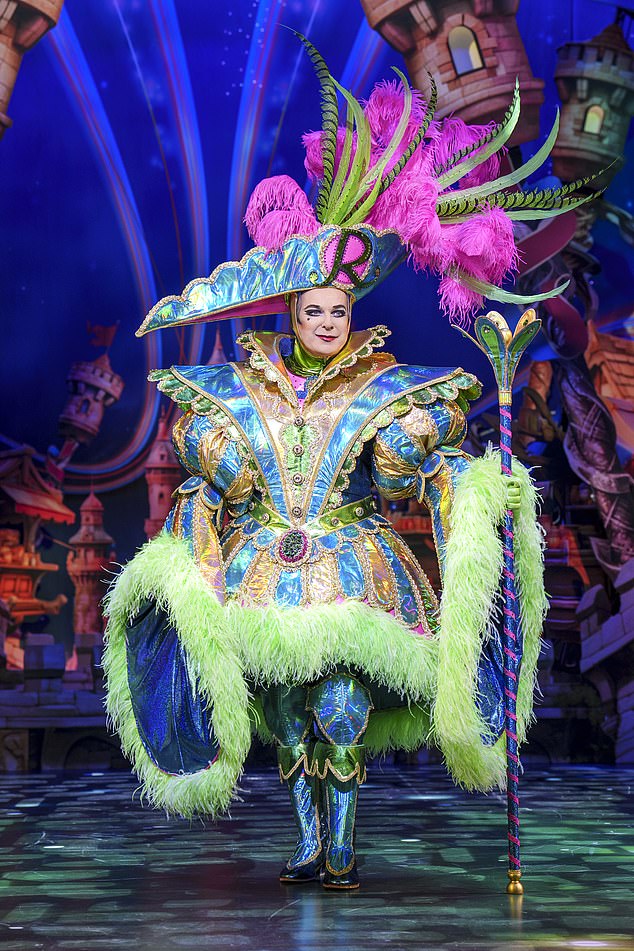 Julian Clary is back at the London Palladium, appearing as King Julian in Sleeping Beauty