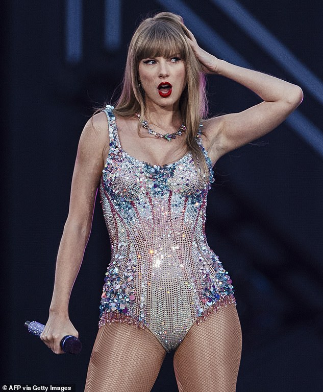 American pop sensation Taylor Swift in Lisbon during her Eras tour last year