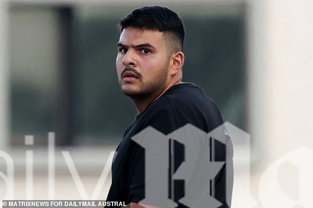 Naveed Akram, 24, (pictured) and his 50-year-old father Sajid allegedly opened fire with military-grade weapons on hundreds attending the first day of the Jewish festival