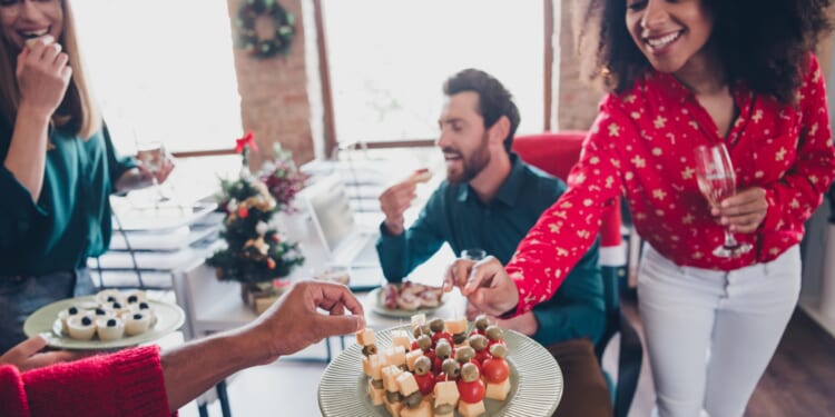 Christmas party bites for pennies
