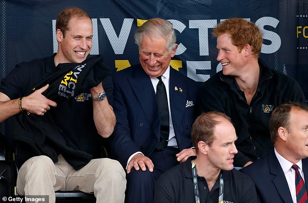 A royal source has said that Harry is determined to ' reset' his relationship with his family, and the British people,after years of turmoil caused by his departure from Britain (pictured in 2014)