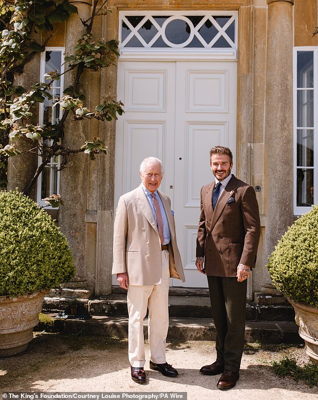 Sir David enjoys a close friendship with King Charles and recently worked with him an ambassador for the King's Foundation