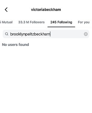 They no longer appear on follow lists