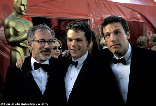 In November, writer and director Mike Binder claimed he finally understood why Steven Spielberg once refused to work with Ben Affleck; seen with Matt Damon, center, in 1999