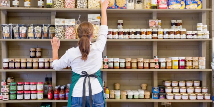 I work in a food shop