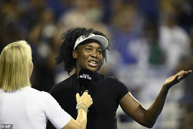 Venus said she was engaged in July at the DC Open, when she referred to Preti as her fiance