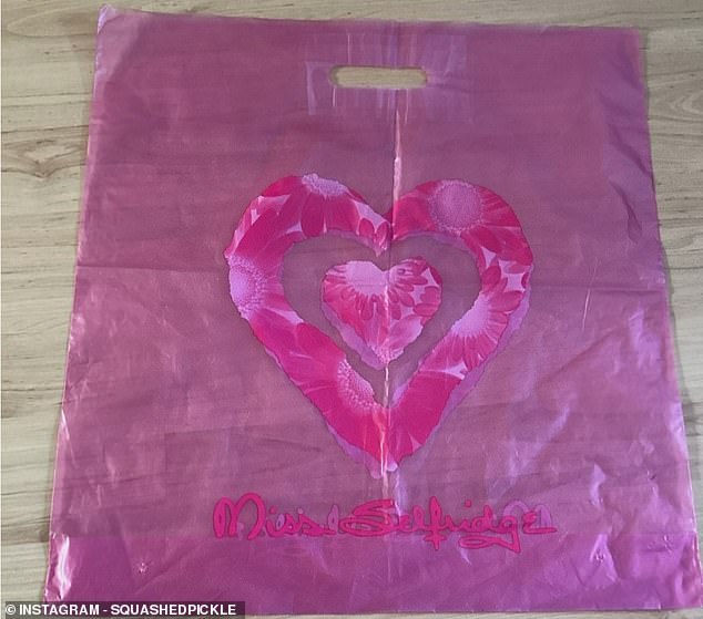 Miss Selfridge, which is now a part of ASOS, used to give out brightly coloured pink carrier bags at its bricks-and-mortar stores