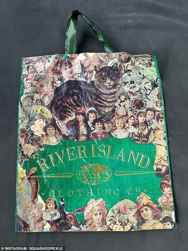 River Island's plastic carrier bags used to have 'so much character', fans said after being reminded of one of the brand's vintage bags