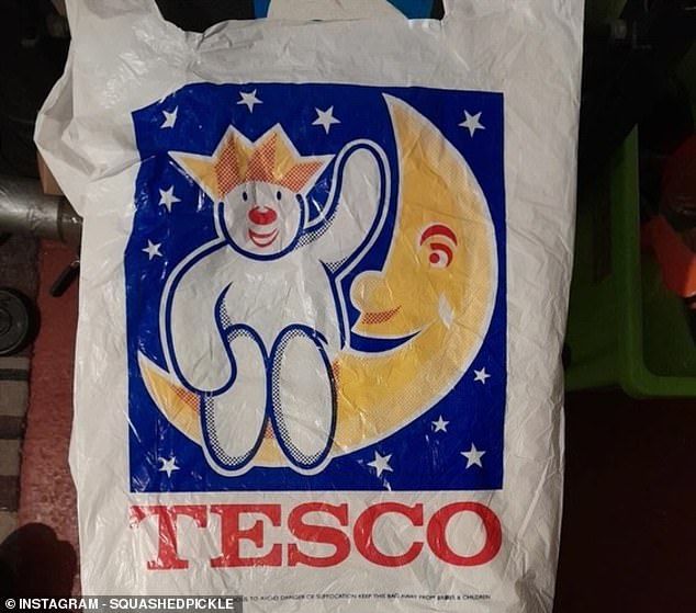 Even Tesco used to produce Christmas-themed plastic carrier bags for customers doing the festive shop back in the day