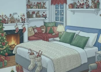 You’re the Christmas champion if you can spot the nine differences in these images in under 60 seconds