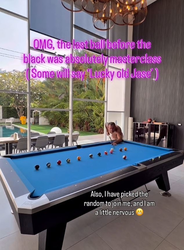 The 'tipster' pictured in his seven-bedroom bolt house in Pattaya, Thailand, dubbed 'Moosh Mansion'