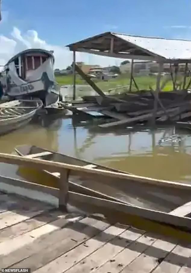 Clara reportedly fell into the river through a hole in a floating structure where she lived with her family