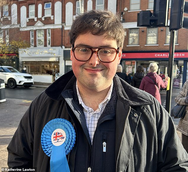 Patrick, 27, (pictured) has lived in Beckenham in Bromley for four years and loves it so much that he is running for local council