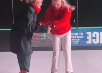 "We were scammed after rooftop ice skating rink had NO ice... our blades got stuck in plastic and we kept falling over"