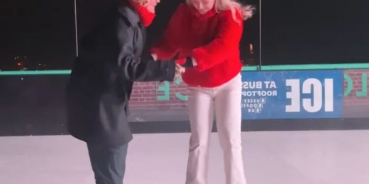 "We were scammed after rooftop ice skating rink had NO ice... our blades got stuck in plastic and we kept falling over"