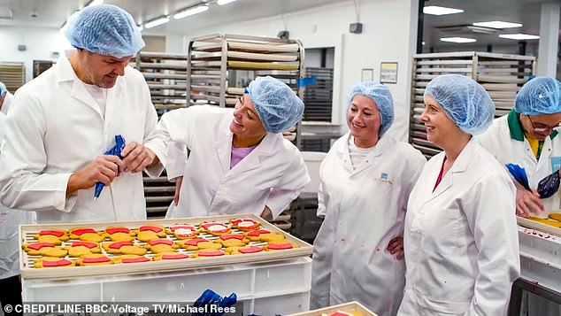 Some of the factories featured on the programme - which will explore gingerbread's production in its Christmas special - include producers of sausage rolls, Jaffa Cakes and even mattresses
