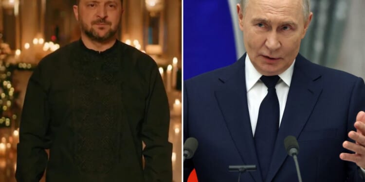 Zelensky wishes death on Putin in Christmas speech after Vlad demands changes to peace plan & sends new wave of strikes