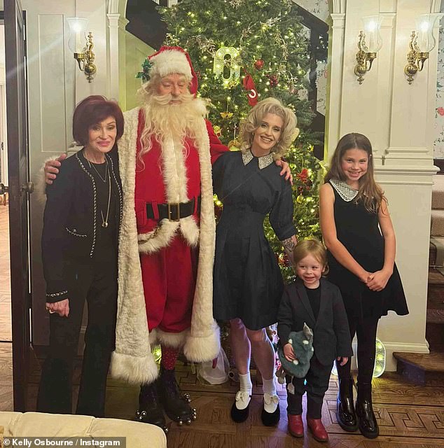This week Kelly revealed how the family will gather at Sharon's Buckinghamshire home she shared with Ozzy before his death for Christmas