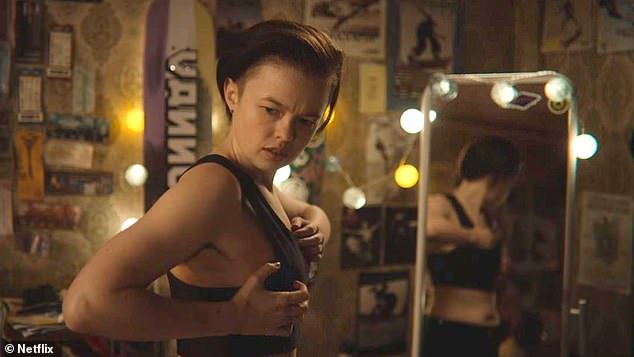 Robyn Holdaway as Layla in Sex Education. The show has been praised as being very relatable