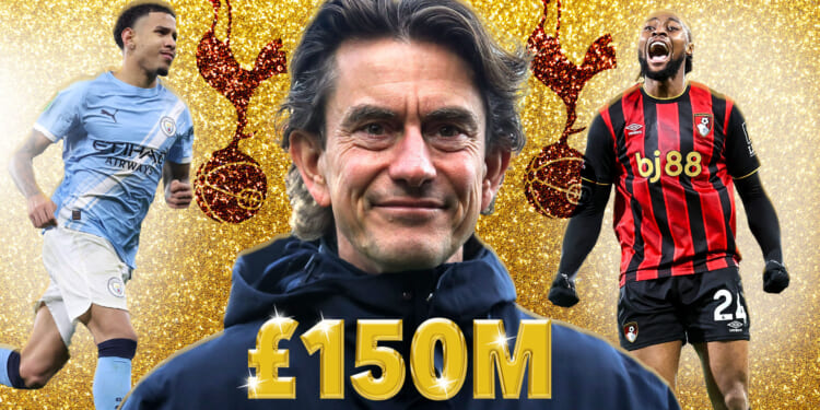 Tottenham chiefs greenlight £150MILLION January transfer spree as Thomas Frank targets Savinho and TWO other stars